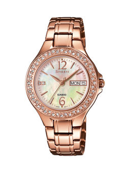 Casio - SX099 Sheen ( SHE-4800PG-9AUDR ) Analog Watch - For Women
