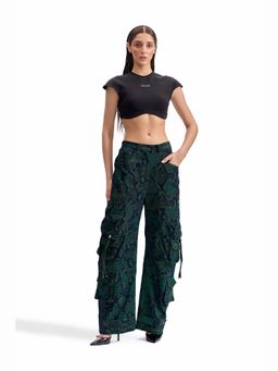 CILVR - Serpent Denim Green Cargo