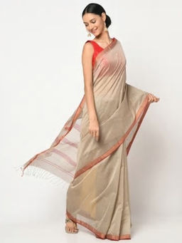 Fabindia - Cotton Silk Chanderi Woven Sari
