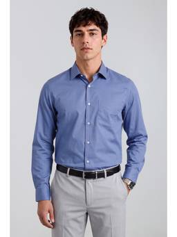Peter England - Men Blue Slim Fit Shirt