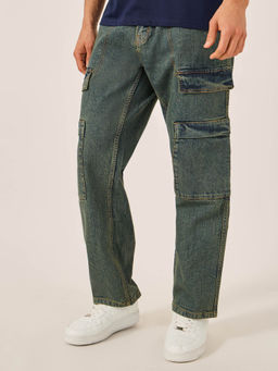 Styli - Men Blue Carpenter Fit Jeans