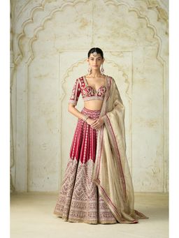 Gopi Vaid - Noorjahan Embroidered Stitched Blouse with Lehenga & Dupatta