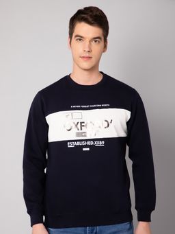Cantabil - Men Navy Sweatshirt