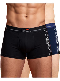 HIFlyers - Odour-Free Cotton Lycra Regular Fit Everyday Innerwear Trunk (Pack Of 2)