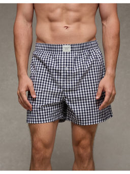 American Eagle - Navy Blue Mens Stretch Boxer