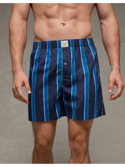 American Eagle - Mens Navy Blue Stretch Boxer
