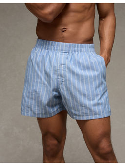 American Eagle - Blue Mens Poplin Classic Pocket Boxer