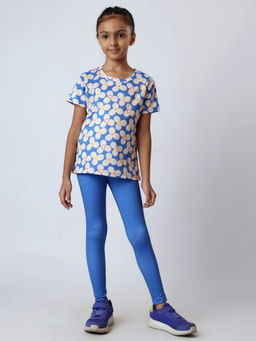 UMILDO - Blue Burst Retro Charm T-shirt & Leggings
