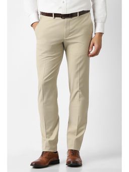 Van Heusen - Men Beige Trousers