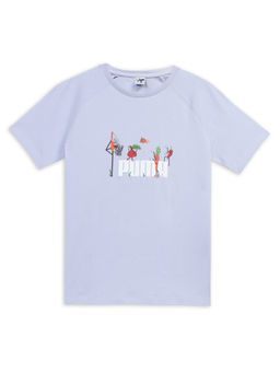 Puma - ESS GRAPHICS Boys Lavender T-Shirt