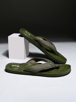 GAS - Men Slatebreeze Olive Flipflops