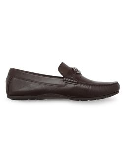 Tommy Hilfiger - Men Brown Leather Loafers
