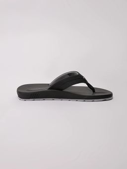 Tommy Hilfiger - Men Black Pu Flipflops