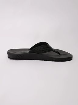Tommy Hilfiger - Men Black Polyester Flipflops