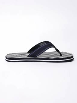 Tommy Hilfiger - Women Navy Blue Striped Flipflops