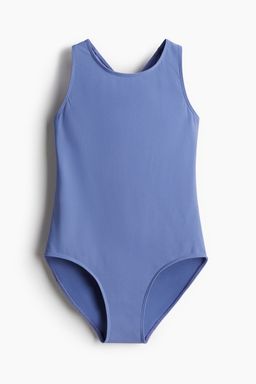 H&M - Girls Blue Sports Swimsuit With Lycra