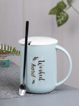 Voncasa - Coffee Mug with Lid (400 Ml)