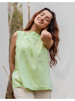 Babli - Mint Green Sleeveless Top