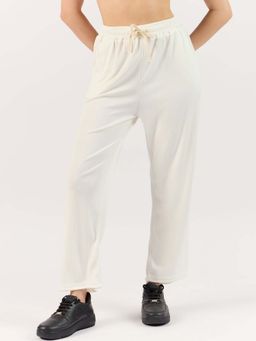 Outzidr - Solid Vacay Floral Printed Trousers