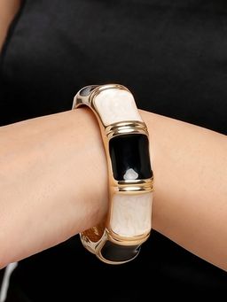 RUNORAA - Women Multi-Color Stainless Steel Contemporary Bangle