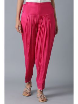 Folksong - Dark Pink Salwar Solid Light Festive Regular Fit