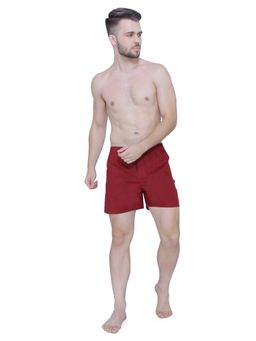 RENZ - Super Combed Cotton Carbon Finish Solid Boxers