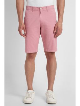 Allen Solly - Men Pink Solid Slim Fit Shorts