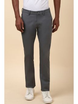 Allen Solly - Men Grey slim Solid Casual Trouser