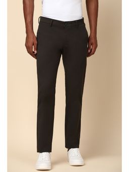 Allen Solly - Men Brown Slim Fit Solid Casual Trouser