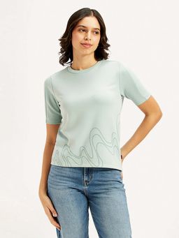 Levi's - Green Printed T-Shirt