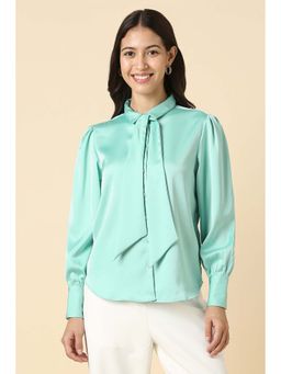 Allen Solly - Green Solid Shirt