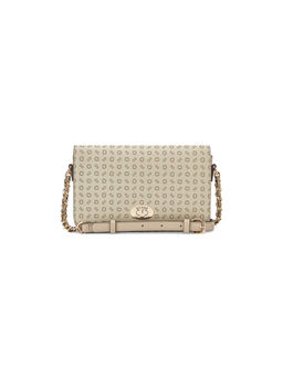 Guess - Green Monogram Ballantyne Mini Crossbody Flap Bag