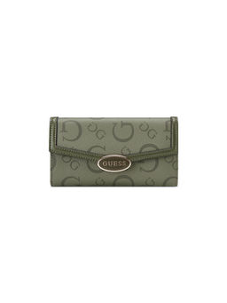 Guess - Olive Monogram Oakbank Slg Slim Wallet