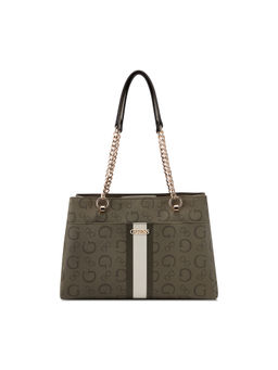 Guess - Olive Monogram Brecken Tote Bag