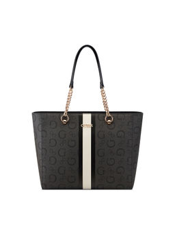 Guess - Grey Monogram Brecken Tote Bag