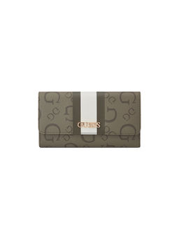 Guess - Olive Monogram Brecken Wallet