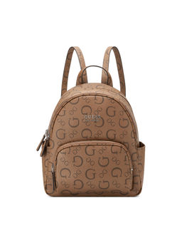 Guess - Brown Monogram Shanewood Backpack
