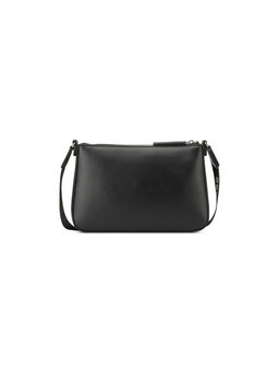 Guess - Black Solid Maisey Mini Top Zip Crossbody Bag with Pouch (Set of 2)
