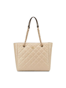 Guess - Taupe Quilted Greenberry Carryall Tote Bag