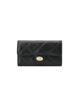 Guess - Black Quilted Greenberry Slim Wallet