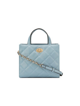 Guess - Blue Quilted Greenberry Mini Handbag