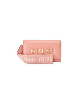 Guess - Pink Solid Maisey Phone Organizer Wallet