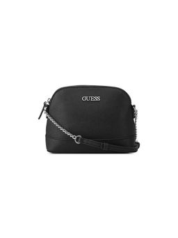 Guess - Black Solid Tidewood Mini Top Zip Crossbody Bag