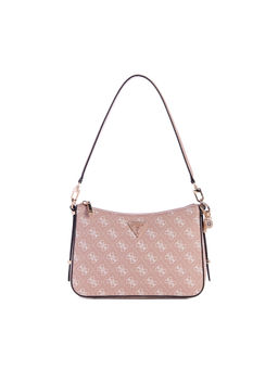 Guess - Rose Monogram Daryna Top Zip Shoulder Bag