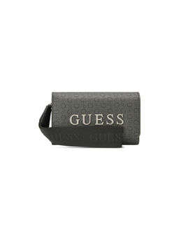 Guess - Grey Monogram Maisey Phone Organizer Wallet