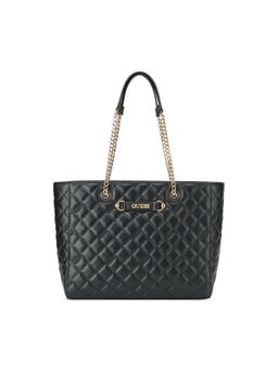 Guess - Black Quilted Fiddlewood Tote Bag