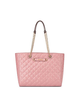 Guess - Pink Quilted Fiddlewood Tote Bag