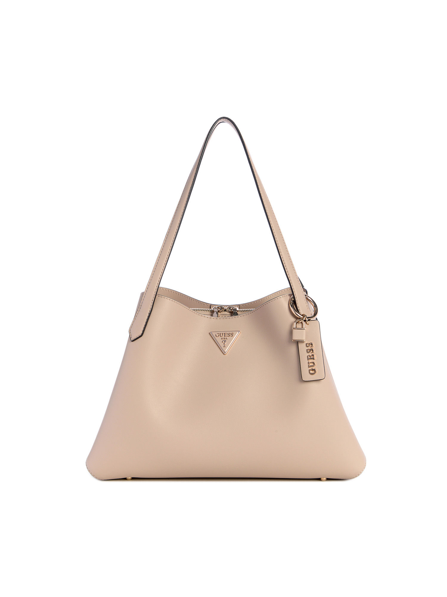 Buy Guess Cream Solid Sora Girlfriend Carryall Shoulder Bag Online