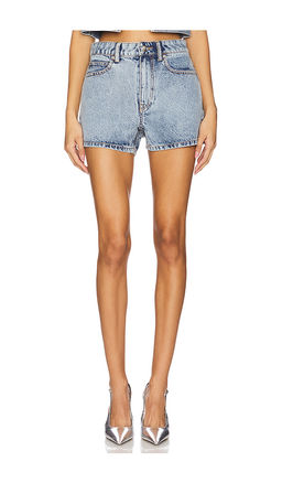Alexander Wang - All Over Clear Bead Hotfix Shorty
