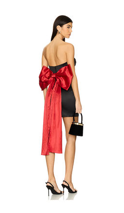 Bardot - Eleni Bow Back Satin Dress
